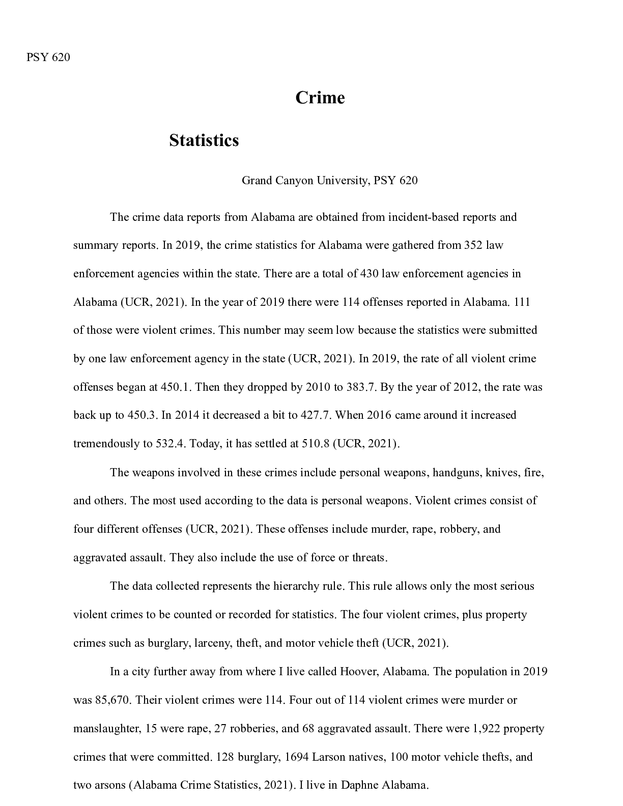Preview image of Crime_Statistics_Paper_620.docx(1)  PSY 620 document